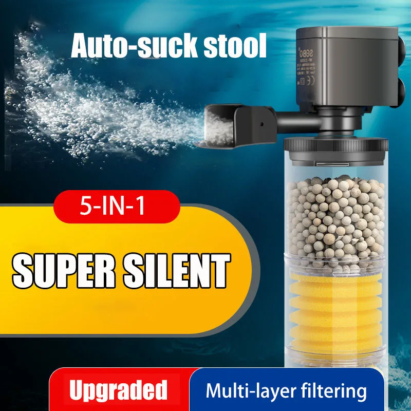 Reef Tank Filter - 220V 50Hz Silent Filter สําหรับ Aquarium