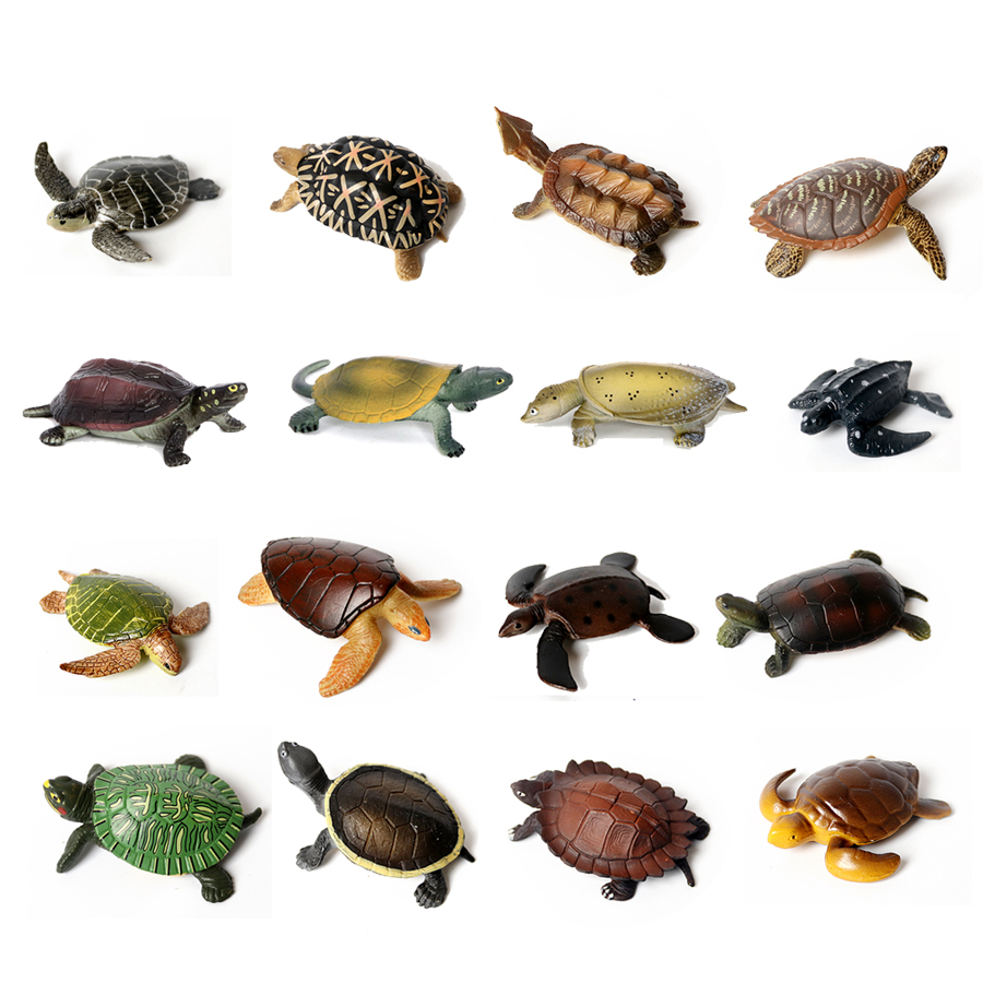 Ocean Aquarium - โมเดลเต่าทะเลขนาดเล็กเหมือนจริงตุ๊กตาเต่าทะเลของตกแต่งของตกแต่งตู้ปลาพิพิธภัณฑ์สัตว์น้ำ