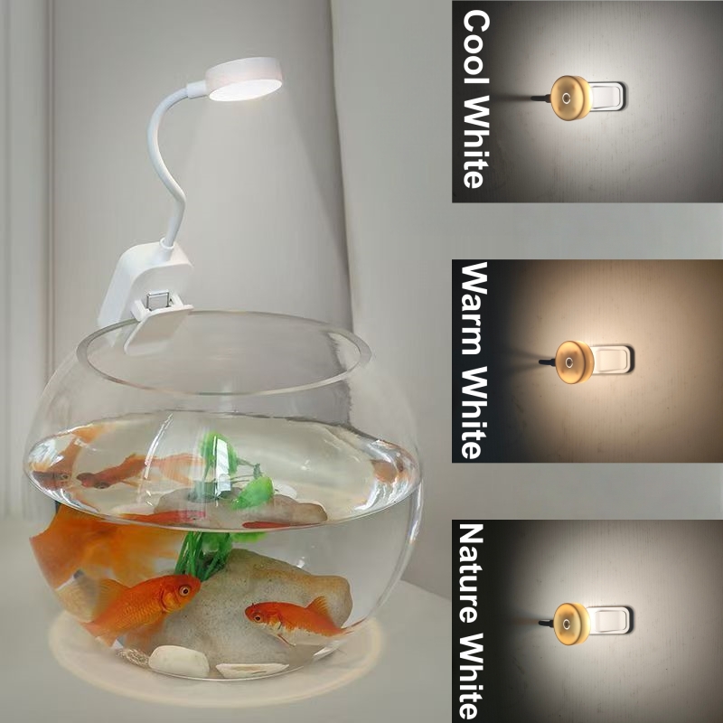 ไฟ LED สำหรับตู้ปลาแบบหนีบ 360 - Aquarium Marine Lights บทวิจารณ์และราคา