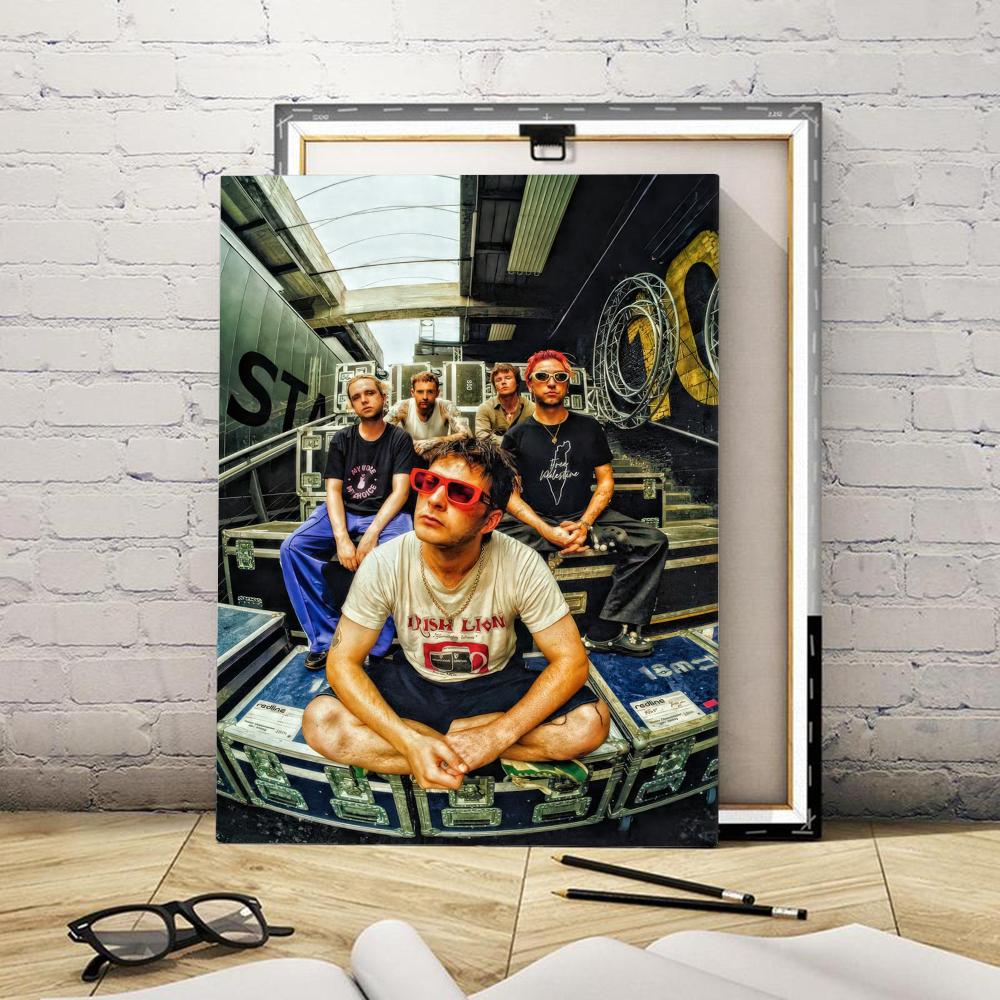 ภาพวาดติดผนังกรอบรูปอัลบั้มวงด - Live Rock บทวิจารณ์และราคา