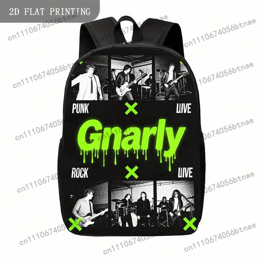กระเป๋าเป้สะพายหลังลายกราฟิกวง - Live Rock บทวิจารณ์และราคา